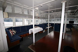 Charter Catamaran 58FT interior entertainment area